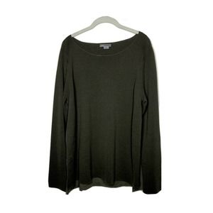 VINCE Olive Green Pullover Sweater Sz XL
